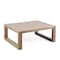Armen Living Paradise Outdoor Light Eucalyptus Wood Coffee Table LCPRCOLT - alternate 1